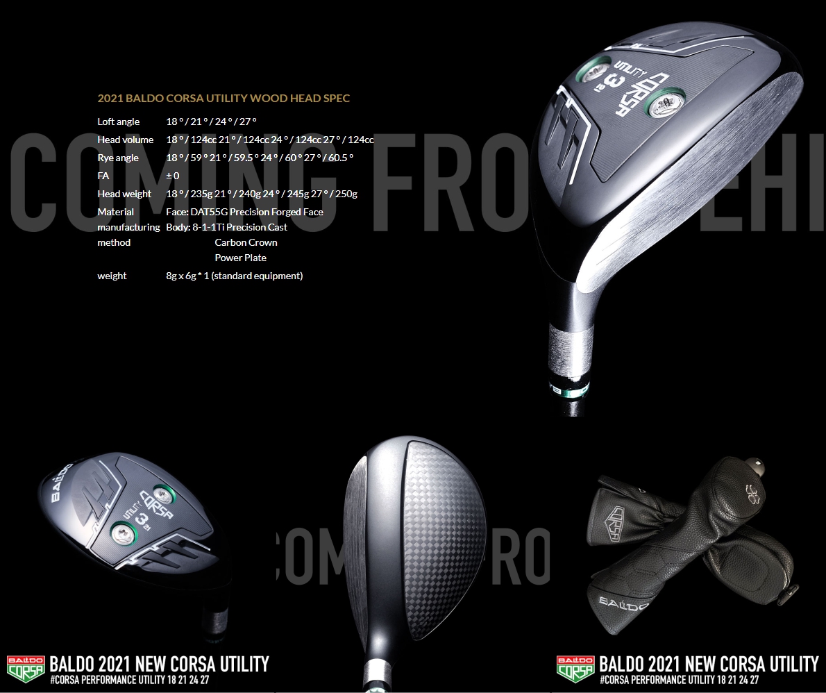 2021 Baldo Corsa Utility - 21° - Head Only