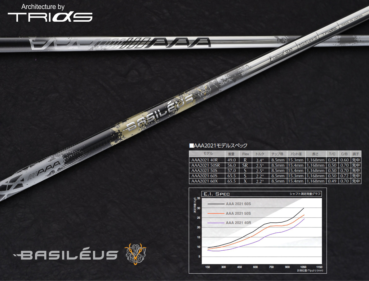 Basileus AAA 2021 Limited Model Shaft
