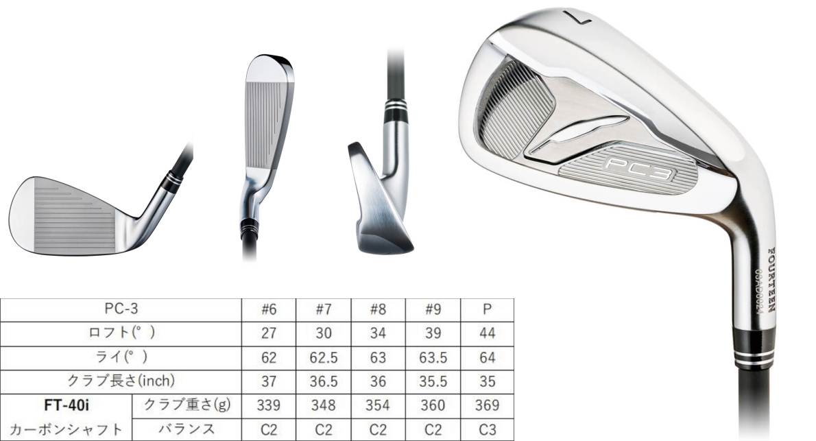 Fourteen PC3 Ladies Iron