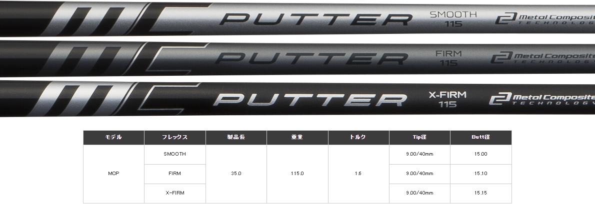 Fujikura New MC Putter Shaft