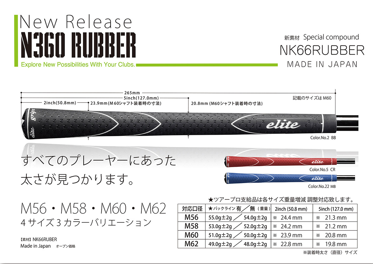 Elite Grips N360 Rubber Grip