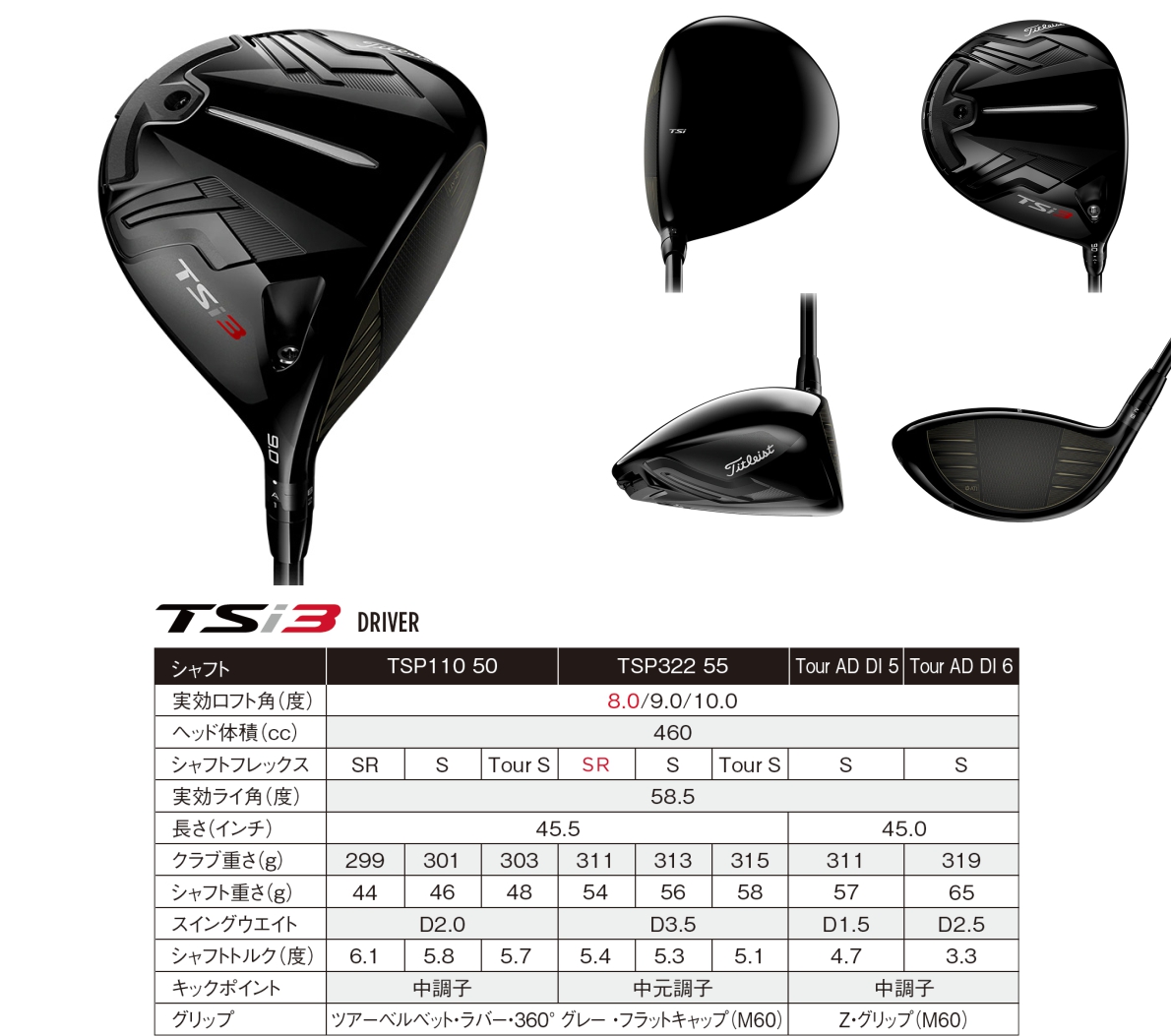 Titleist TSi3 Driver - JDM Version