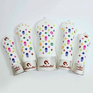 Como!Come! Baby Skull Woods Head Cover Set ( 5pcs )