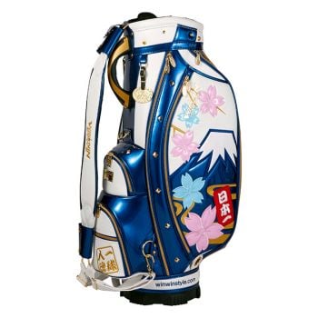 Winwin Style Mount Fuji Caddy Bag - Gold Version - Limited Edition