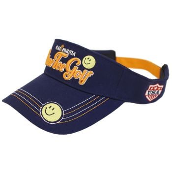 Blue Tee Golf Smile Cotton Visor VS-001