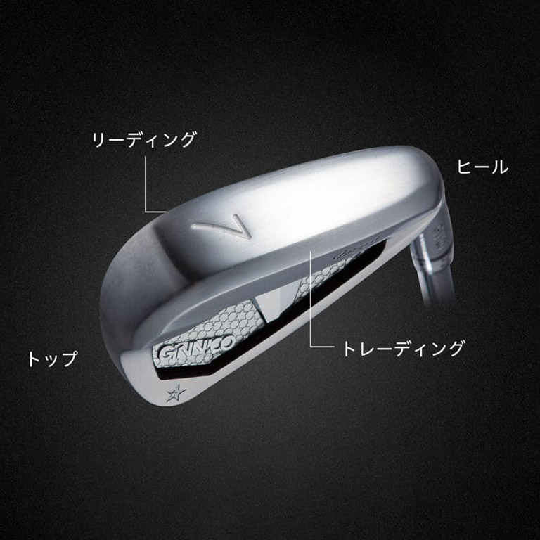 ginnico pc アイアン6-aw GINNICOジニコ PC IRON PCアイアン 6-P (5本セット) ヘッド単体+