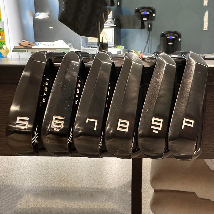 KYOEI Dual Weight II Irons 5-PW - Black PVD - Limited 10th