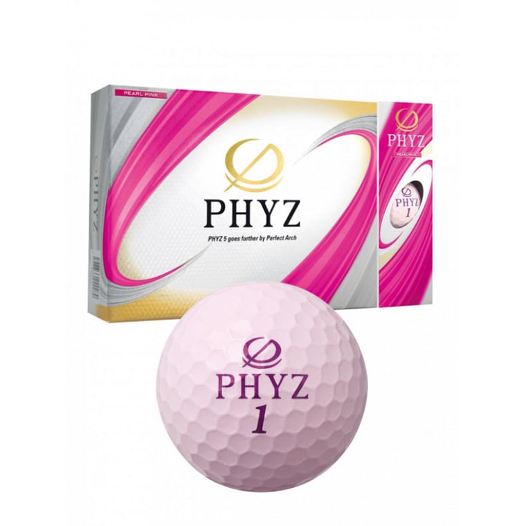 Amazon.com : Bridgestone Phyz Premium Golf Balls, 1 Dozen (Pack of 12),  Gold Pearl, PMGX : Sports & Outdoors