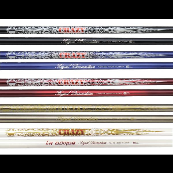 OBAZY  Decoration ロイデコ　シャフト SX CRAZY クレイジー ロイヤルデコレーション ゴールド ドライバー用