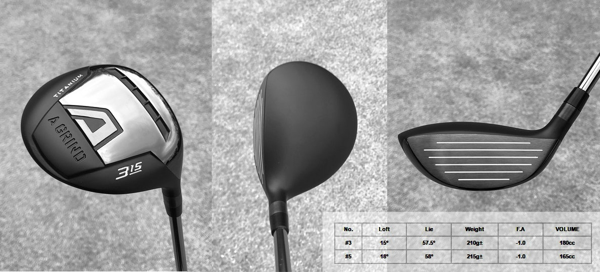 A-Grind Type-D Titanium Fairway Wood