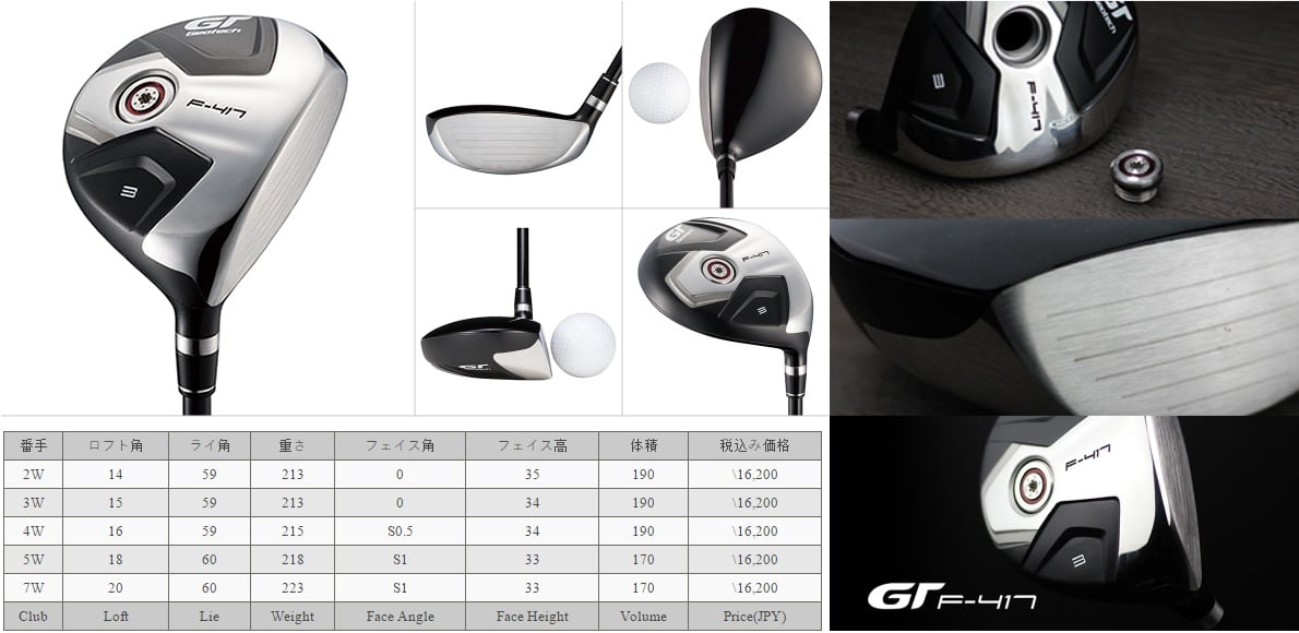Geotech GT F-417 Fairway Wood