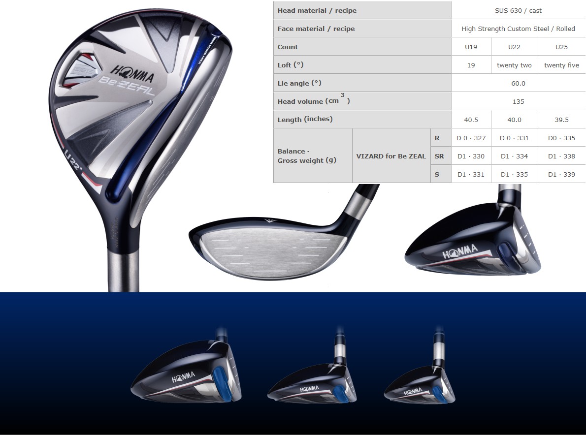 Honma BeZeal 535 Utility