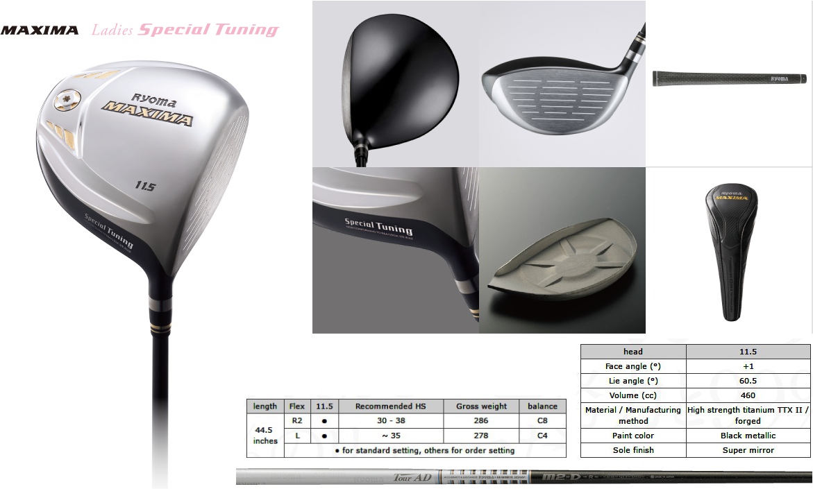 Ryoma Maxima Special Tuning Ladies Driver Super Mirror