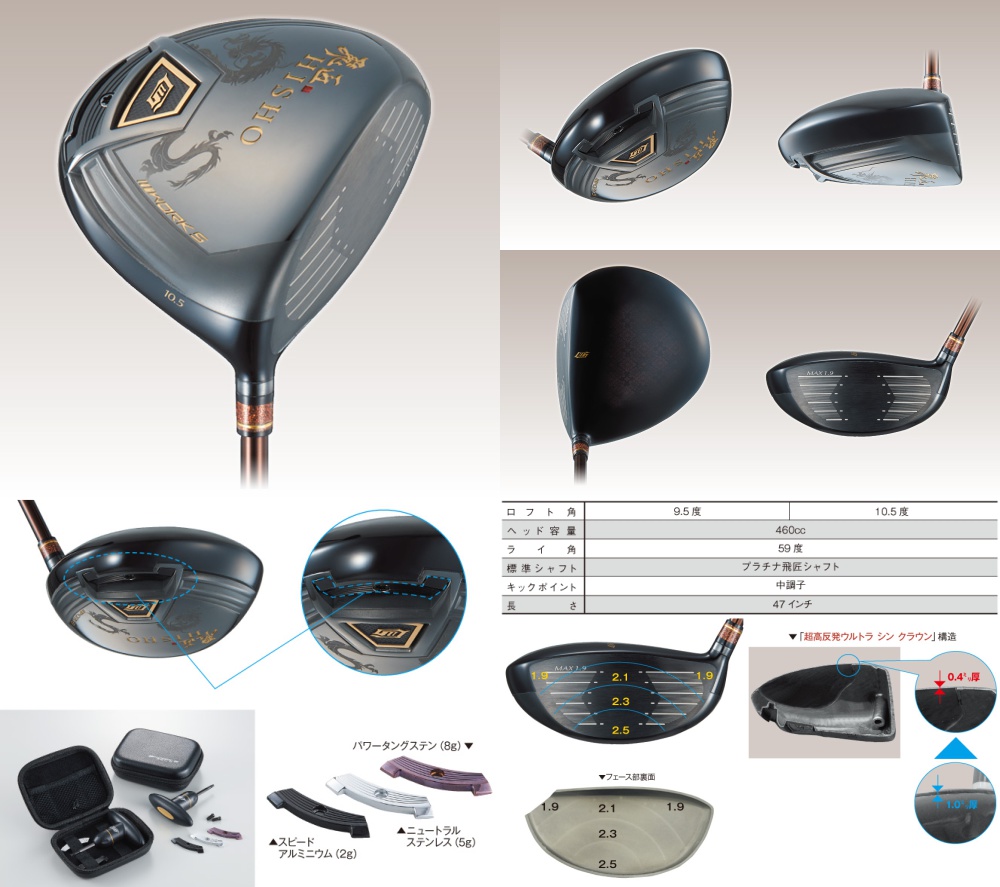 Works Golf Hisho HR Driver