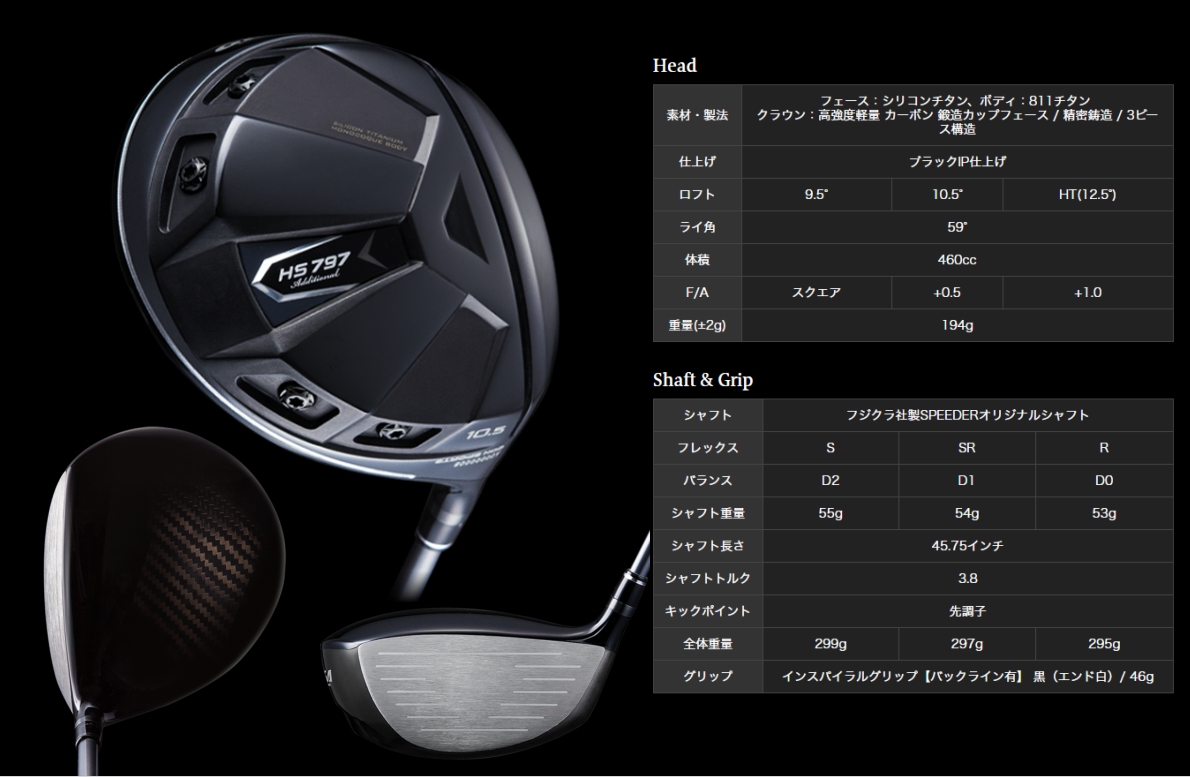 Eon Sports Giga HS797 Additional Driver - 9.5° - Head Only