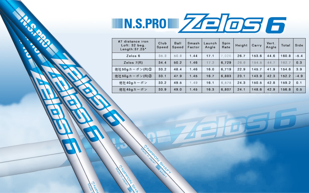 N.S.PRO Zelos 6 Shaft Set