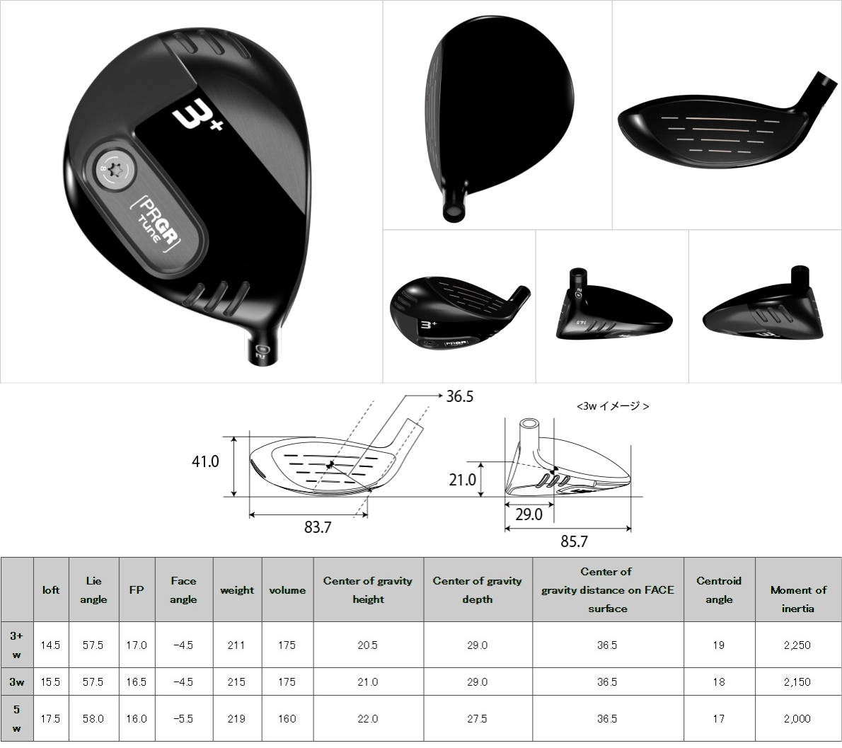 PRGR Tune 02 Fairway Wood