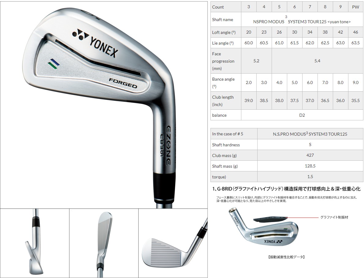 Yonex Ezone CB301 Forged Iron