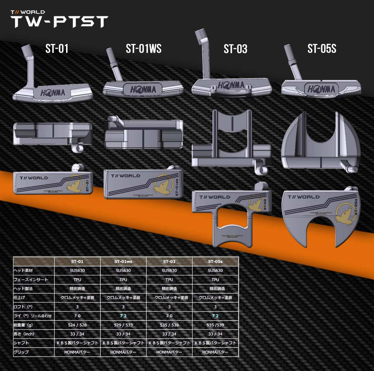 Honma Tour World TW-PTST Putter