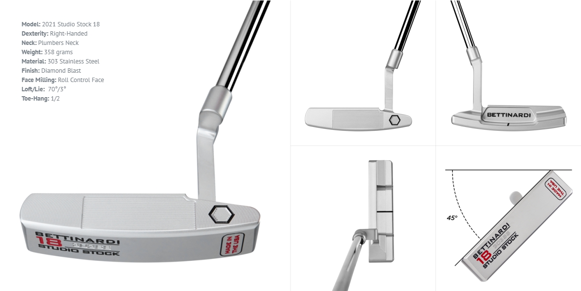 Bettinardi 2021 Studio Stock 18 Putter