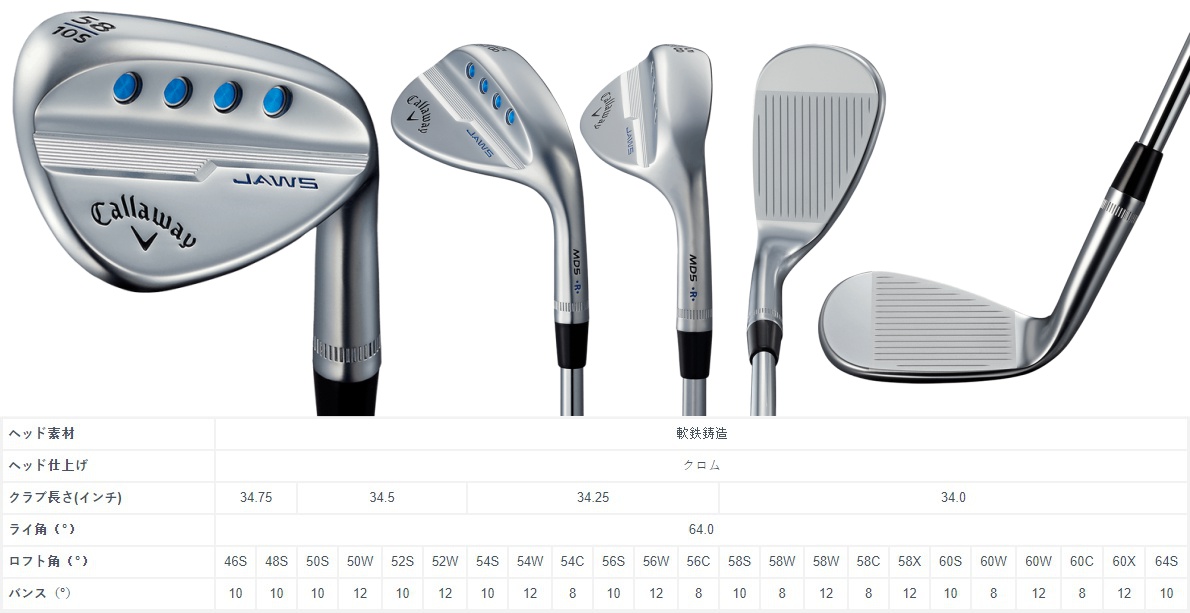 Callaway Jaws MD5 Ladies Wedge - JDM Version