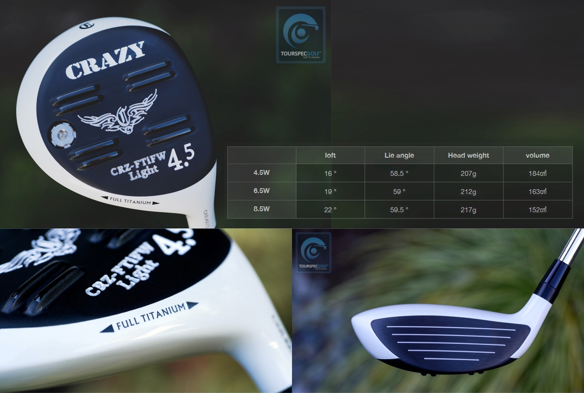 Crazy CRZ Full Titan Fairway Wood Light