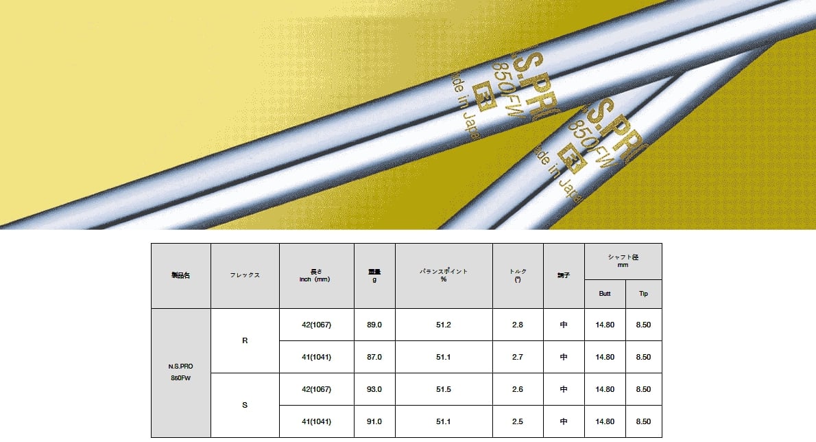 N.S.PRO 850FW Shaft