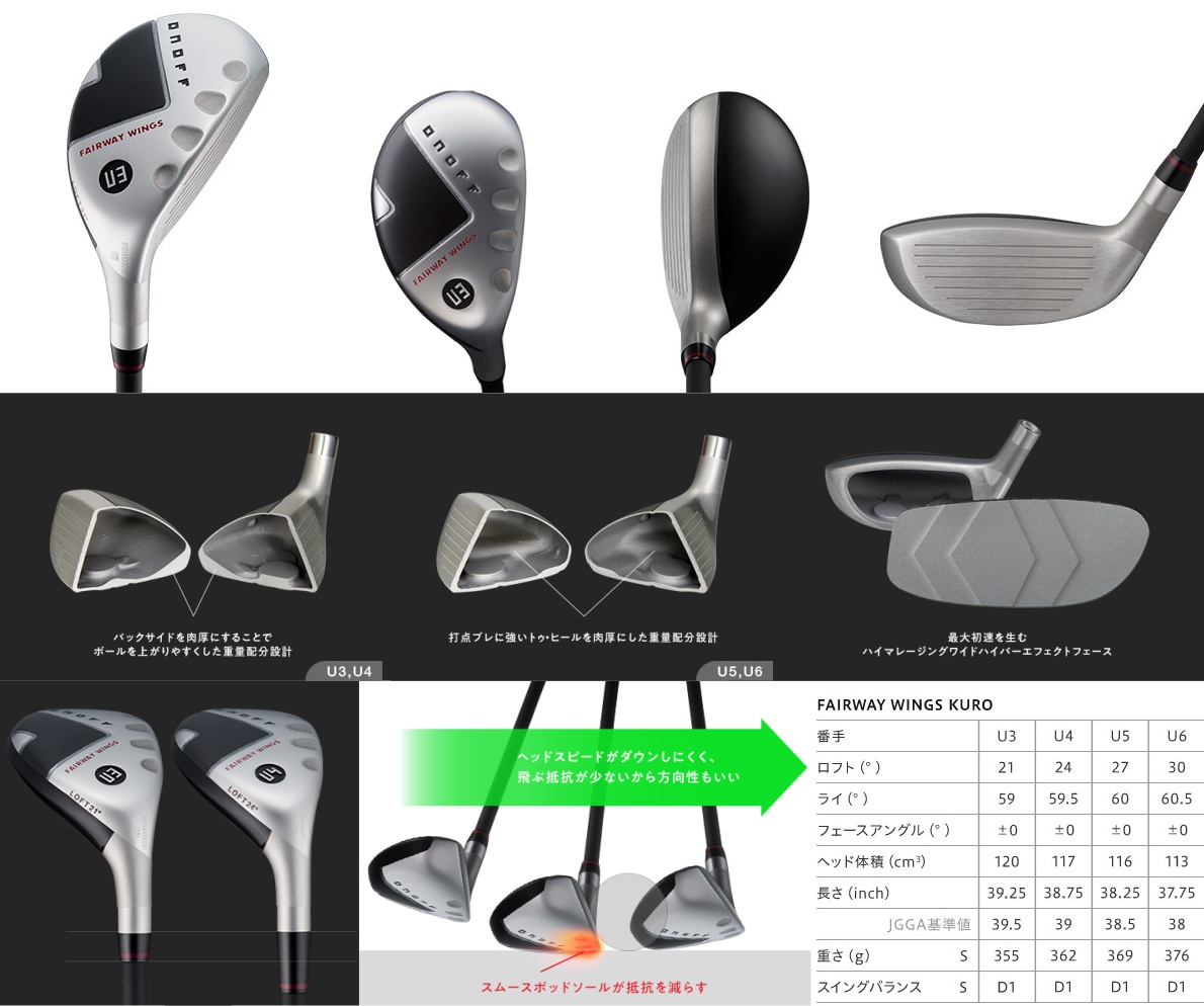 ONOFF Kuro Fairway Wings 2019 (Utility)