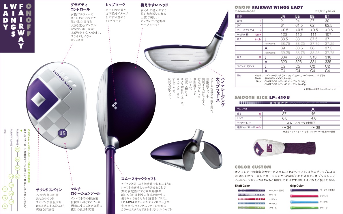 ONOFF 2019 Lady Fairway Wings