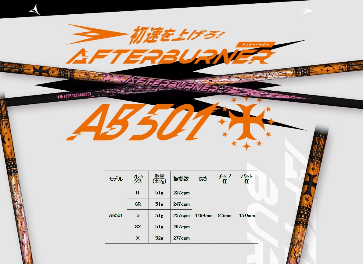 TRPX Afterburner AB501 Shaft