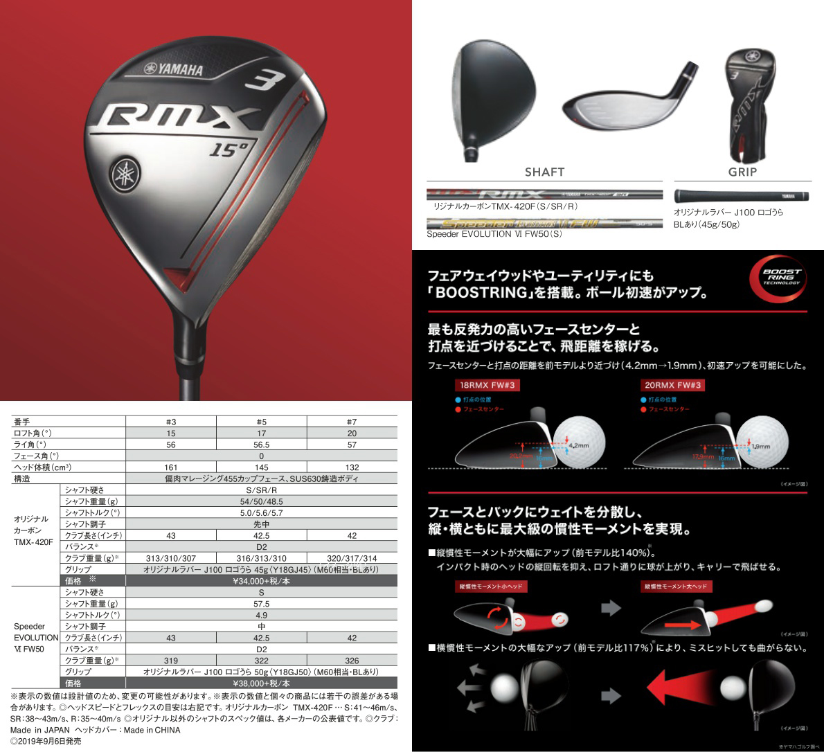 Yamaha RMX Fairway Wood 2020