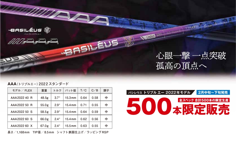 変革のパワーを授ける・願望成就 限定500本BASILEUS AAA2022