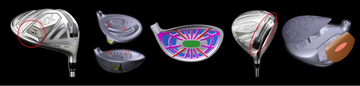 Honma Beres NX Triple Star Driver