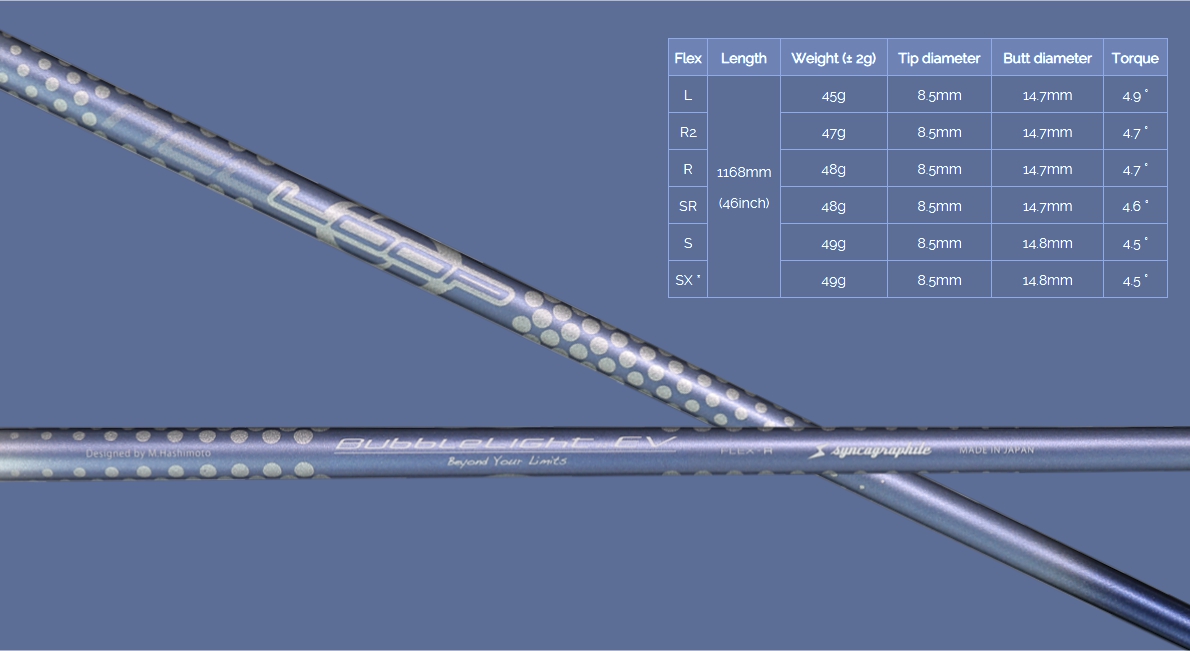 Loop BubbleWeight EV Shaft