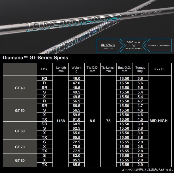 Diamana GT Series Shaft