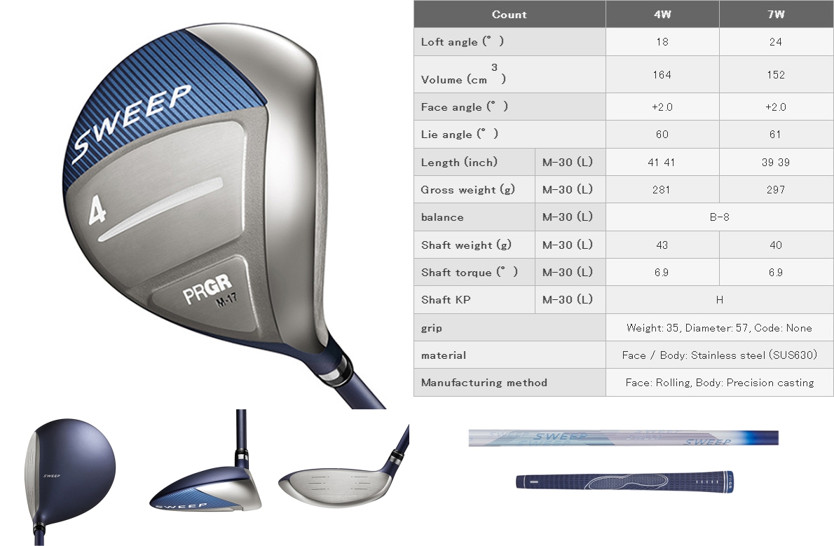 PRGR Sweep Ladies Fairway Wood 2022