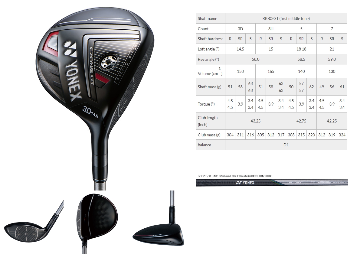 Yonex Ezone GT Fairway Wood