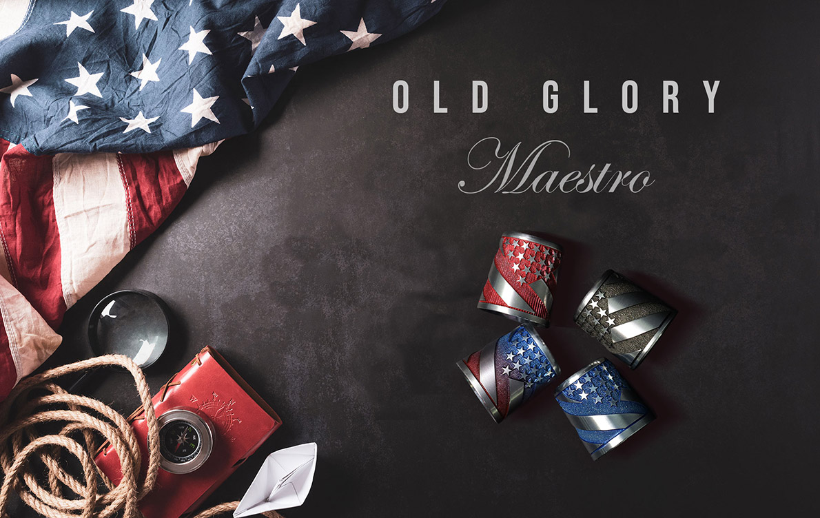 Sasquach Maestro Old Glory Ferrule