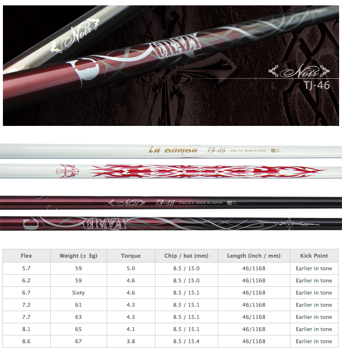 Crazy TJ-46 Noir Shaft Crazy TJ-46 Noir Shaft