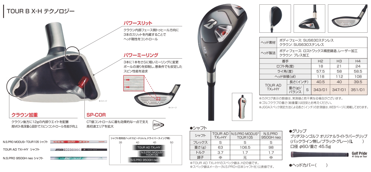 Bridgestone Tour B X-H Utility