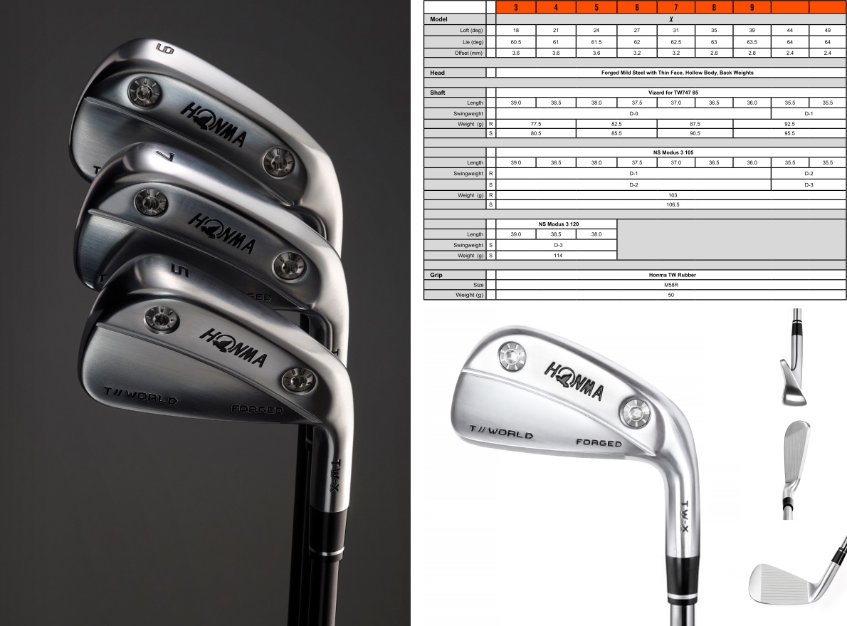 honma t world x irons