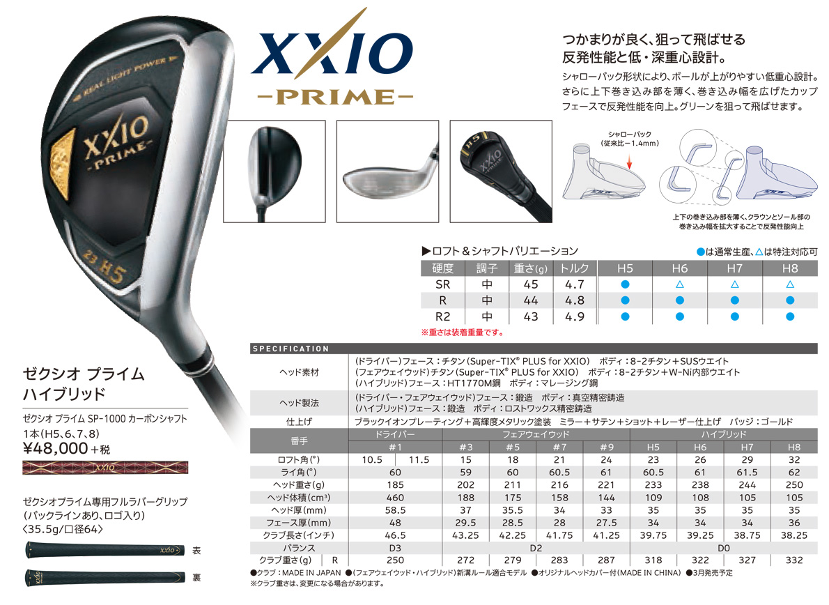 XXIO Prime Hybrid Utility 2019 - JDM Version